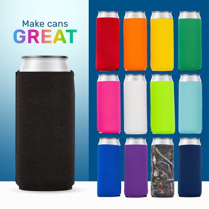 QualityPerfection Slim Can Coolers Blank 4mm Neoprene Can Holder