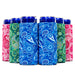 Slim Can Cooler Set of 6 Bright Paisley Mix, Neoprene Sleeves Compatible with 12 oz Slim - Clearance - QualityPerfection