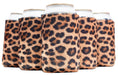 Neoprene Can Cooler Sleeves, Leopard Regular Size 12 oz - QualityPerfection
