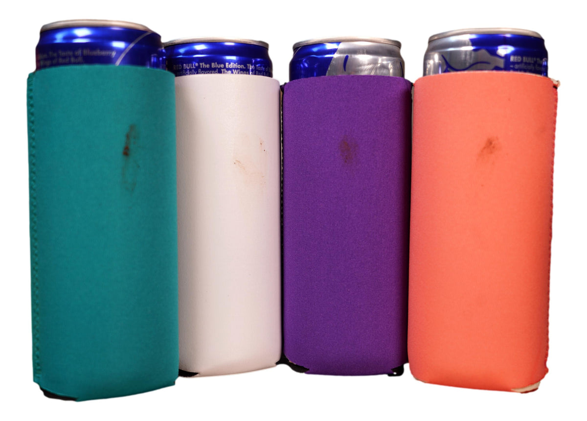 Defect Sale - Slim Can Cooler Sleeves 12oz , Skinny Neoprene