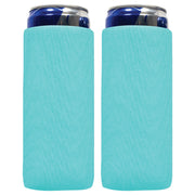Slim Can Cooler Sleeves, Premium 4mm Skinny Can Coolers Neoprene 1, 6 and 12 Pack - QualityPerfection