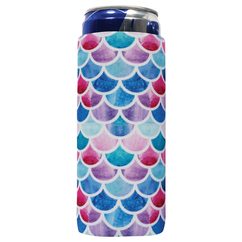 Slim Can Cooler Sleeves, Neoprene Premium 4mm Pattern Skinny Can Coolers - 1 Unit - Include Shipping - QualityPerfection