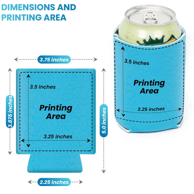 200 Can Cooler Sleeve, Wholesale Foam Insulated Regular 12 oz Can - QualityPerfection