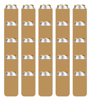 50 Can Cooler Sleeves, Wholesale Bulk Can Coolies Foam Beer Insulated Sleeves Regular 12 oz Can - QualityPerfection
