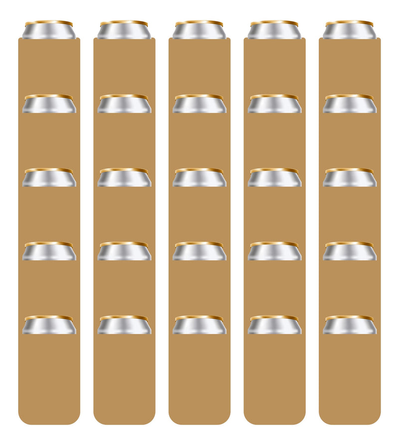 50 Can Cooler Sleeves, Wholesale Bulk Can Coolies Foam Beer Insulated Sleeves Regular 12 oz Can - QualityPerfection