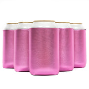 Neoprene Can Cooler Sleeves, Regular Size 12 oz Metallic Blank - Color Defect - BIG SAVINGS - QualityPerfection