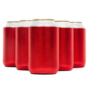 Neoprene Can Cooler Sleeves, Regular Size 12 oz Metallic Blank - QualityPerfection