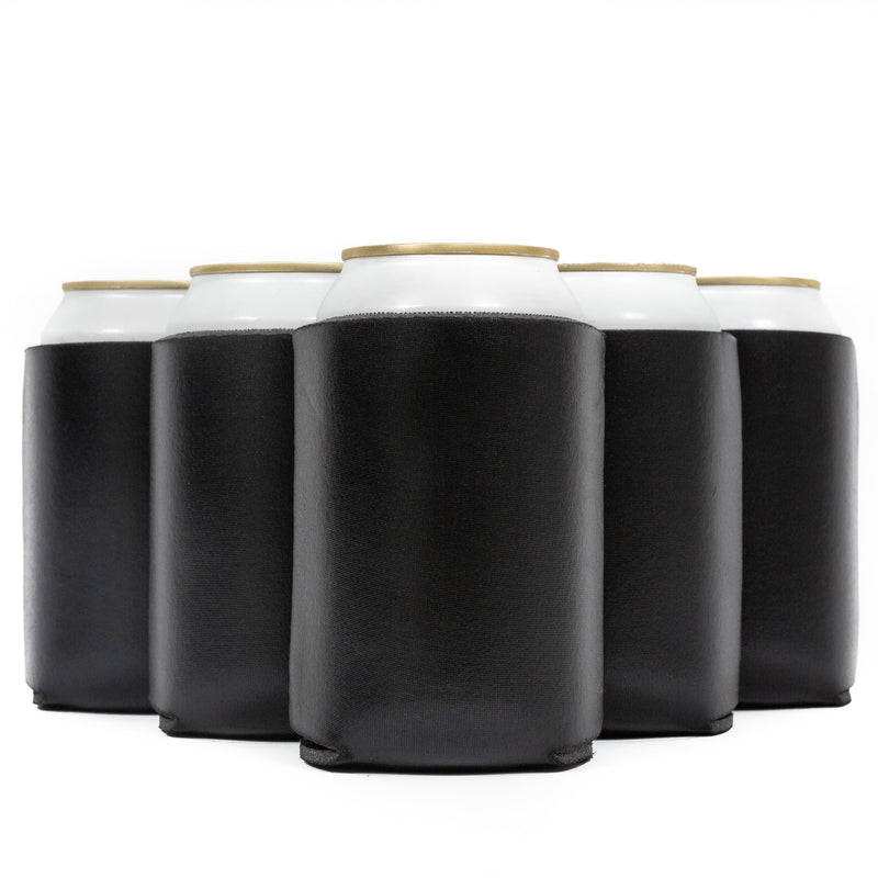 Neoprene Can Cooler Sleeve - Premium 4mm Bulk Regular size, 12 Pack - QualityPerfection
