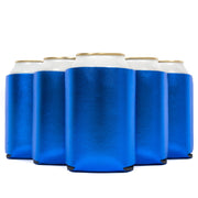 Neoprene Can Cooler Sleeves, Regular Size 12 oz Metallic Blank - Color Defect - BIG SAVINGS - QualityPerfection