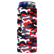 Slim Can Cooler Sleeves, Neoprene Premium 4mm Pattern Skinny Can Coolers - 1 Unit - Include Shipping - QualityPerfection