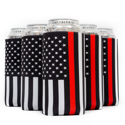 16 oz Can Cooler Sleeves Tallboy 4mm Thick Neoprene 1 ,Firefighter - QualityPerfection