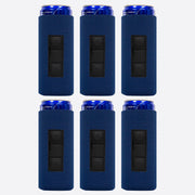 Magnetic Slim Can Cooler Sleeve 12 oz, Skinny Neoprene 6 Unit - QualityPerfection