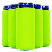 Slim Can Cooler Sleeves, Premium 4mm Skinny Can Coolers Neoprene 1, 6 and 12 Pack - QualityPerfection