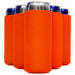 Slim Orange Blank Neoprene Can Cooler Slim Skinny Coolie 12 oz - QualityPerfection