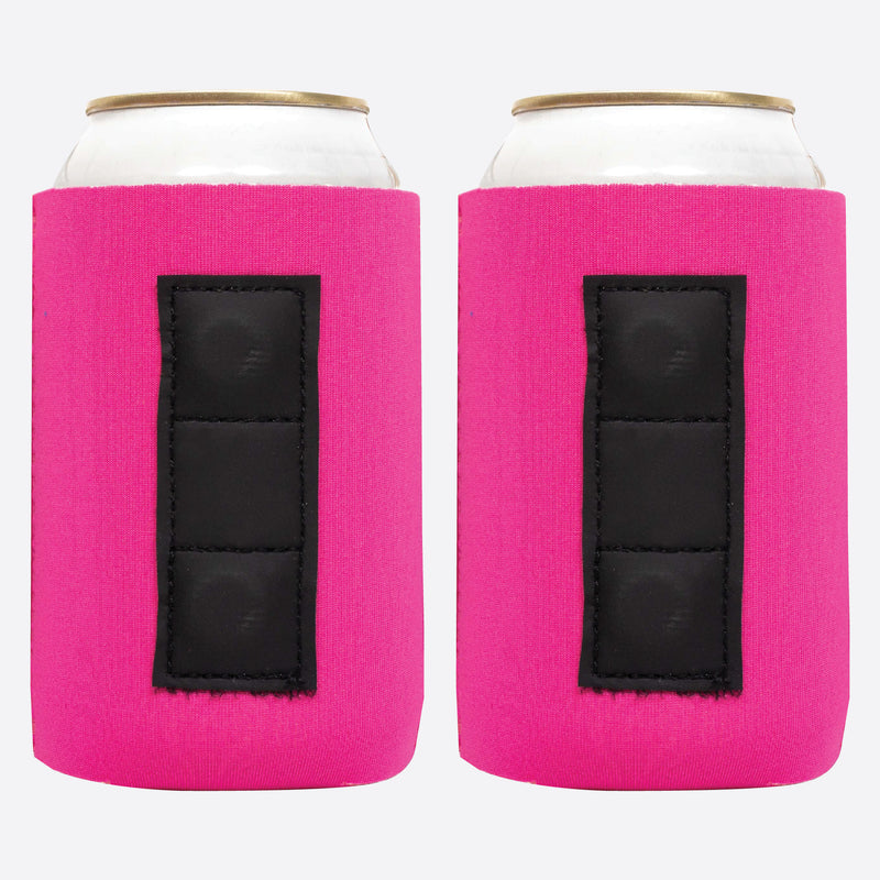 Magnetic Neoprene Can Cooler Sleeve 12 oz Regular Size 4mm Thick 2 Unit - QualityPerfection