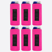 Magnetic Slim Can Cooler Sleeve 12 oz, Skinny Neoprene 6 Unit - QualityPerfection