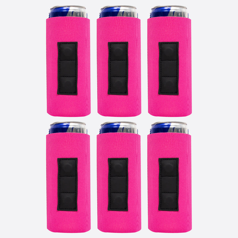 Magnetic Slim Can Cooler Sleeve 12 oz, Skinny Neoprene 6 Unit - QualityPerfection