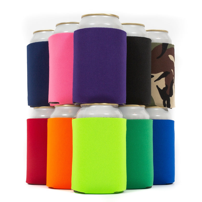 100 Can Coolers Sleeve, Wholesale Foam Insulated Regular 12 oz Can - QualityPerfection