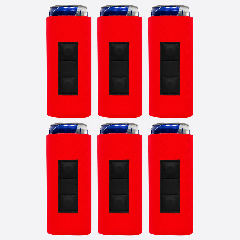 Magnetic Slim Can Cooler Sleeve 12 oz, Skinny Neoprene 6 Unit - QualityPerfection