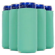 Slim Can Cooler Sleeves, Premium 4mm Skinny Can Coolers Neoprene 1, 6 and 12 Pack - QualityPerfection
