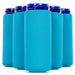 Slim Sky Blue Blank Neoprene Can Cooler Slim Skinny Coolie 12 oz - QualityPerfection
