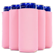 Slim Can Cooler Sleeves, Premium 4mm Skinny Can Coolers Neoprene 24 Pack - QualityPerfection