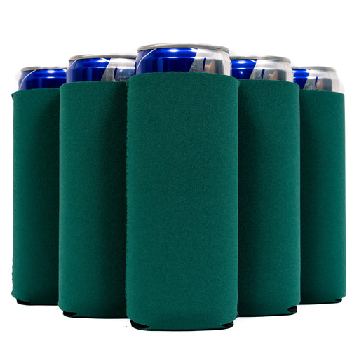 Slim Can Cooler Sleeves, Premium 4mm Skinny Can Coolers Neoprene 1, 6 and 12 Pack - QualityPerfection
